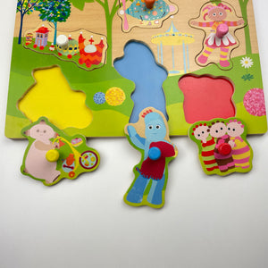 Toys In the Night Garden, wooden puzzle set, GUC, size ,  