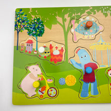 Load image into Gallery viewer, Toys In the Night Garden, wooden puzzle set, GUC, size ,  