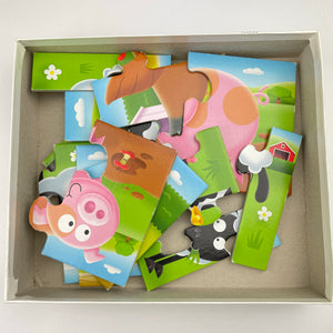 Toys Ravensburger, On the Farm, My First Puzzles, 4 x Jigsaws, GUC, size ,  