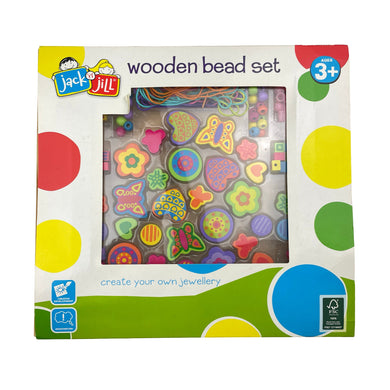 Toys Jack 'n Jill, 180 wooden bead jewellery set, Age: 3+, GUC, size ,  