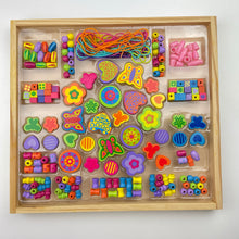 Load image into Gallery viewer, Toys Jack &#39;n Jill, 180 wooden bead jewellery set, Age: 3+, GUC, size ,  
