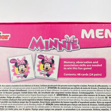 Load image into Gallery viewer, Toys Disney, Minnie Mouse MEMO 48 card Memory Game, Age 4+, EUC, size ,  