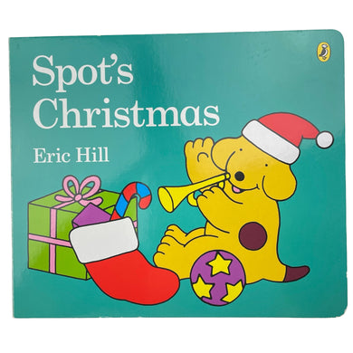 Books Spot's Christmas, by Eric Hill, board book, GUC, size ,  