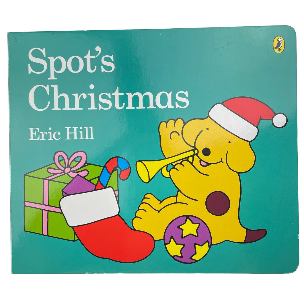 Books Spot's Christmas, by Eric Hill, board book, GUC, size ,  