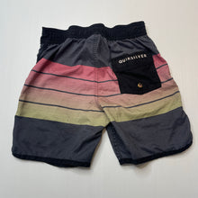Load image into Gallery viewer, Boys Quicksilver, lightweight board shorts, elasticated, FUC, size 7,  
