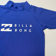 Load image into Gallery viewer, Unisex Billabong, UPF 50+ rashie / surf shirt, EUC, size 6,  