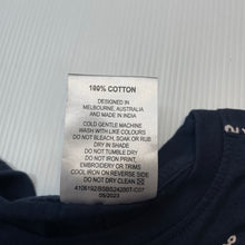 Load image into Gallery viewer, Boys Sprout, navy cotton tee / top, EUC, size 1,  