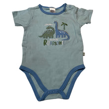 Load image into Gallery viewer, Boys Ollie's Place, cotton bodysuit / romper, dinosaurs, FUC, size 0,  