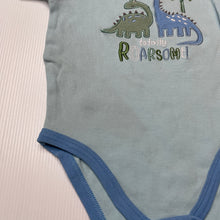 Load image into Gallery viewer, Boys Ollie's Place, cotton bodysuit / romper, dinosaurs, FUC, size 0,  