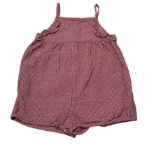 Load image into Gallery viewer, Girls Zara, checked lightweight summer romper, FUC, size 2,  