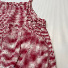Load image into Gallery viewer, Girls Zara, checked lightweight summer romper, FUC, size 2,  
