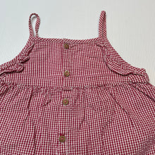Load image into Gallery viewer, Girls Zara, checked lightweight summer romper, FUC, size 2,  