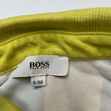 Load image into Gallery viewer, Boys Hugo Boss, cotton polo shirt top, FUC, size 6,  