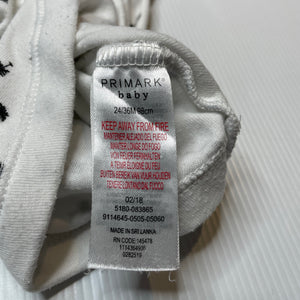 Boys Primark, cotton bodysuit / romper, GUC, size 2-3,  