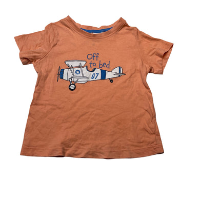 Boys KID, organic cotton pyjama tee / top, FUC, size 1,  