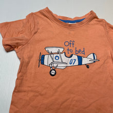 Load image into Gallery viewer, Boys KID, organic cotton pyjama tee / top, FUC, size 1,  