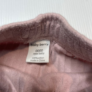 Girls H&T, pink cotton long sleeve tee / top, FUC, size 2,  