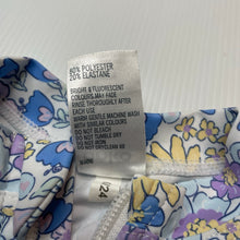 Load image into Gallery viewer, Girls Anko, floral all-in-one rashie suit, EUC, size 00,  