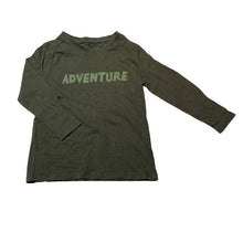 Load image into Gallery viewer, Boys Anko, khaki cotton long sleeve tee / top, GUC, size 3,  