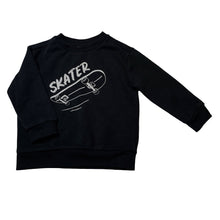 Load image into Gallery viewer, Boys Anko, fleece lined sweater / jumper, skateboard, GUC, size 2,  