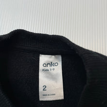 Load image into Gallery viewer, Boys Anko, fleece lined sweater / jumper, skateboard, GUC, size 2,  
