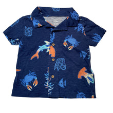 Load image into Gallery viewer, Boys Carters, soft feel cotton short sleeve shirt, GUC, size 2,  