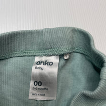 Load image into Gallery viewer, Unisex Anko, ribbed leggings / bottoms, EUC, size 00,  