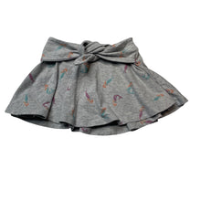 Load image into Gallery viewer, Girls Target, grey marle skirt, built-in shorts, mermaids, GUC, size 2,  