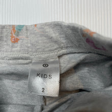 Load image into Gallery viewer, Girls Target, grey marle skirt, built-in shorts, mermaids, GUC, size 2,  