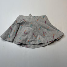 Load image into Gallery viewer, Girls Target, grey marle skirt, built-in shorts, mermaids, GUC, size 2,  
