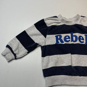 Boys Tilt, fleece lined sweater / jumper, wash fade, FUC, size 2,  