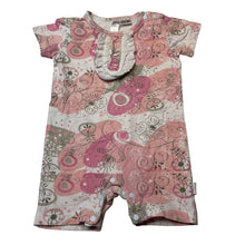 Load image into Gallery viewer, Girls Koko &amp; Co, floral stretchy romper, light marks, FUC, size 00,  