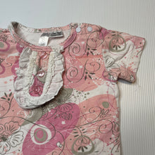 Load image into Gallery viewer, Girls Koko &amp; Co, floral stretchy romper, light marks, FUC, size 00,  
