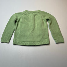 Load image into Gallery viewer, Girls Dymples, embroidered knitted cotton cardigan, FUC, size 2,  