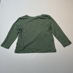 Boys Anko, cotton long sleeve tee / top, truck, GUC, size 2,  