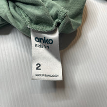 Load image into Gallery viewer, Boys Anko, cotton long sleeve tee / top, GUC, size 2,  