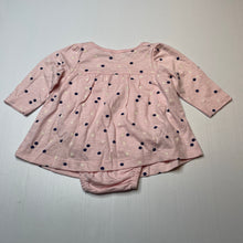 Load image into Gallery viewer, Girls Kids &amp; Co, cotton long sleeve romper, EUC, size 000,  