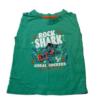 Load image into Gallery viewer, Boys Tilt, cotton tank top, shark, EUC, size 2,  