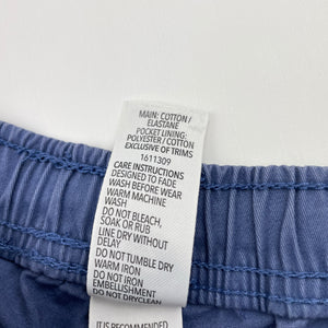 Boys KID, blue stretch cotton shorts, elasticated, FUC, size 2,  