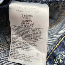 Load image into Gallery viewer, Boys GAP, skinny fit stretch denim jeans, adjustable, Inside leg: 41cm, FUC, size 2,  