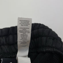 Load image into Gallery viewer, Boys Adidas, black track pants, elasticated, Inside leg: 55.5cm, GUC, size 9-10,  