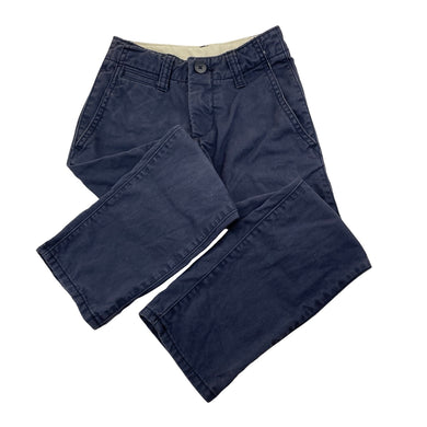 Boys GAP, navy cotton chino pants, adjustable, Inside leg: 44cm, FUC, size 5,  