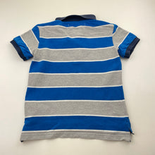 Load image into Gallery viewer, Boys Minoti, striped polo shirt top, GUC, size 4-5,  