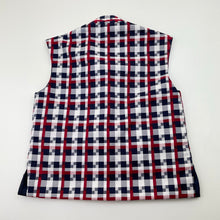 Load image into Gallery viewer, Boys J JUNIOR, red, white &amp; navy waistcoat / vest, armpit to armpit: 30cm, GUC, size 2-3,  