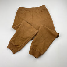 Load image into Gallery viewer, Boys brown, casual pants, elasticated, Inside leg: 38.5cm, FUC, size 4,  