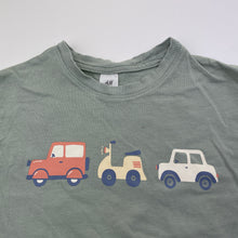 Load image into Gallery viewer, Boys H&amp;M, green cotton tee / top, FUC, size 4,  
