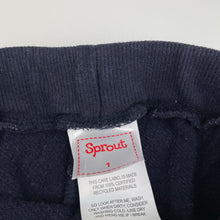 Load image into Gallery viewer, Girls Sprout, fleece lined track pants, hearts, GUC, size 1,  