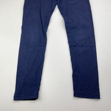 Load image into Gallery viewer, Girls Brilliant Basics, navy stretchy leggings, Inside leg: 50cm, GUC, size 8,  