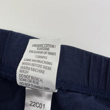 Load image into Gallery viewer, Girls Brilliant Basics, navy stretchy leggings, Inside leg: 50cm, GUC, size 8,  