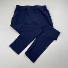 Load image into Gallery viewer, Girls Brilliant Basics, navy stretchy leggings, Inside leg: 50cm, GUC, size 8,  
